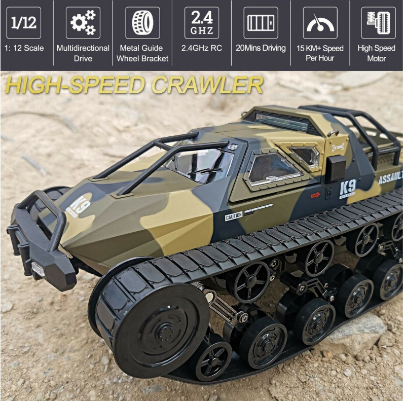 Ripsaw tank with top lights