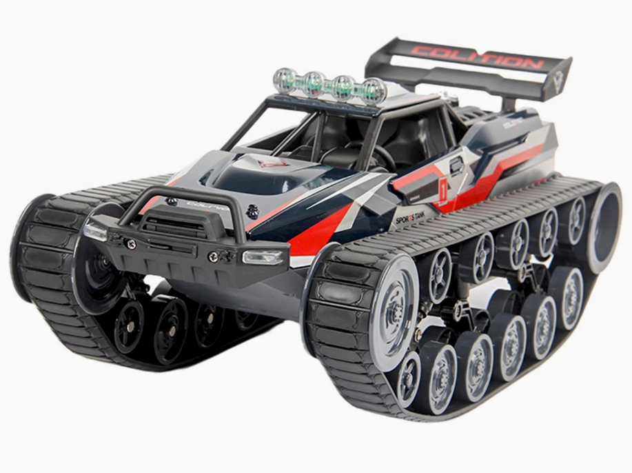 Metal body Ripsaw tank with head lights, smoke function and rear deck with engine details