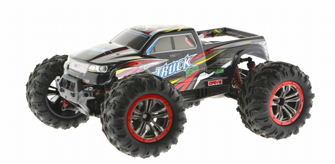 1:10 scale Dual motor 4WD truck with top speed of just over 30 MPH
