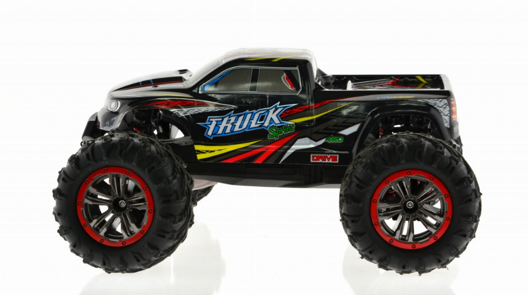1:10 scale Dual motor 4WD truck with top speed of just over 30 MPH