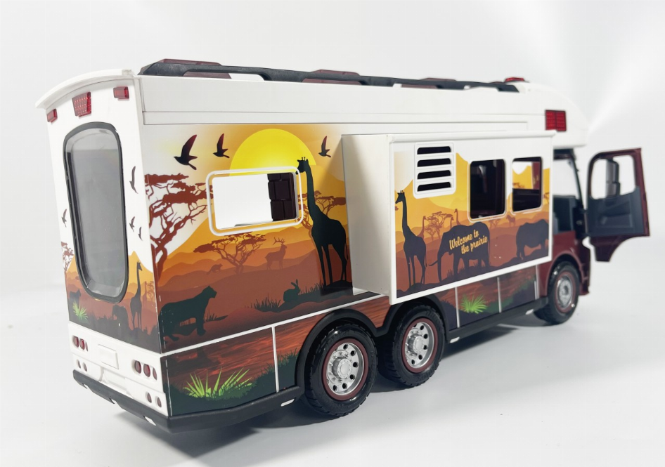 2.4 G Safari Rv With Lights, Sound And Horses