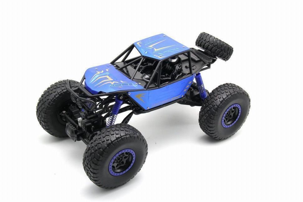 1:10 scale 4WD rock climber with metal body pannels and 2 remotes standard and gesture