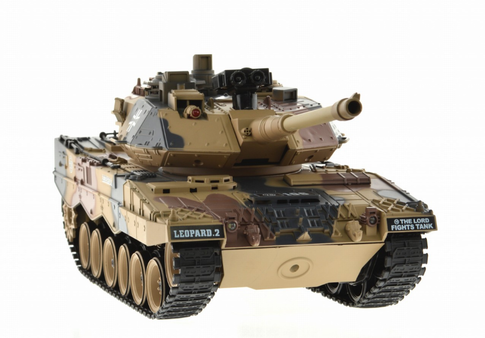 1:18 Scale German Leopard Ii Dark Camo With Airsoft Cannon