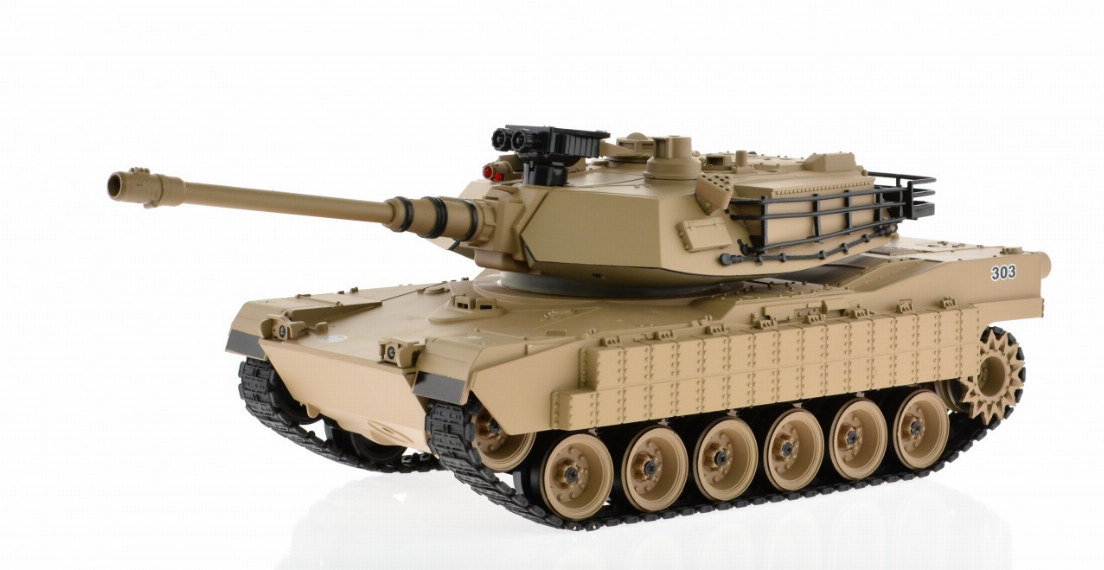 1:18 Scale M1A2 Abrams With Airsoft Cannon