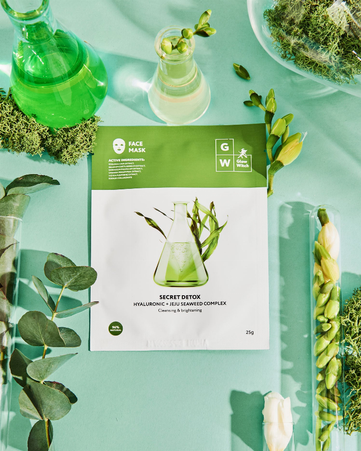 Facial Mask with Jeju Seaweed & Hyaluronic Acid (Pack of 5)