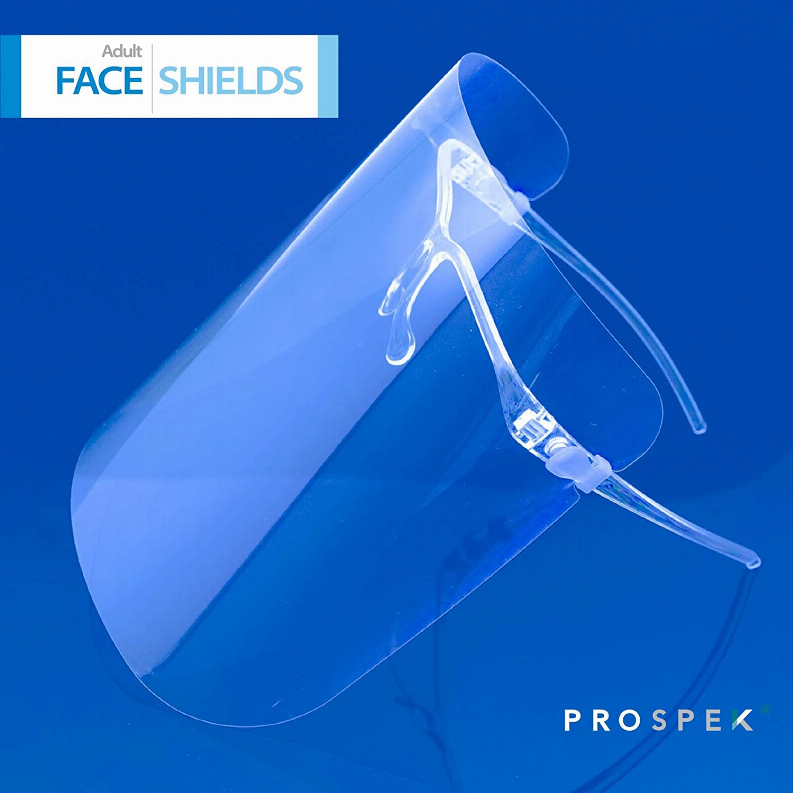 Prospek Safety Face Shield - Reusable Acrylic Shield for Men and Women