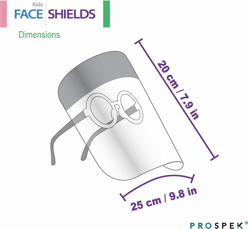 Prospek Kids Safety Face Shields for Kids