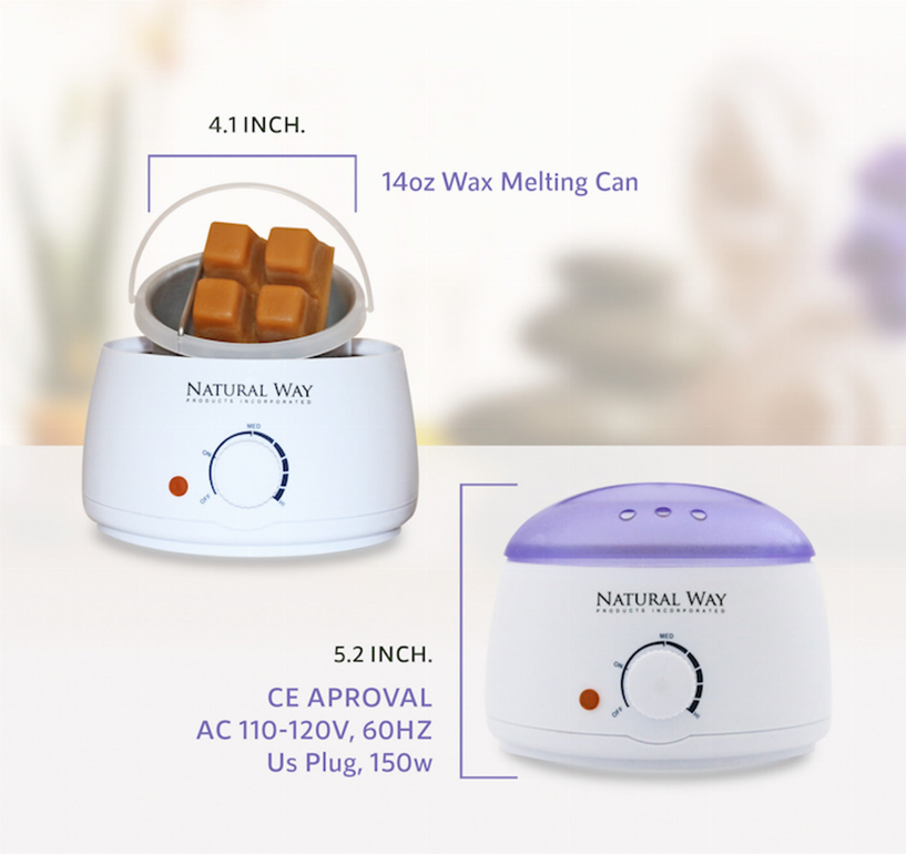 Natural Way Hard Wax: Face & Body Waxing |Hard Wax Warmer Kit