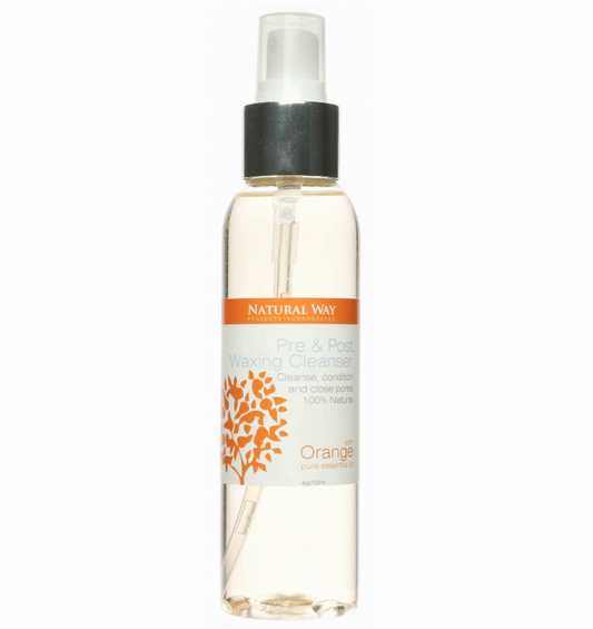 Natural Way Hard Wax: Face & Body Waxing | Waxing Cleanser 4oz/120ml