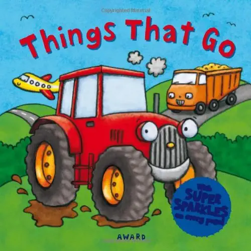 Rainbow Chunkies - THINGS THAT GO (A foam board book) (Age 0-3)