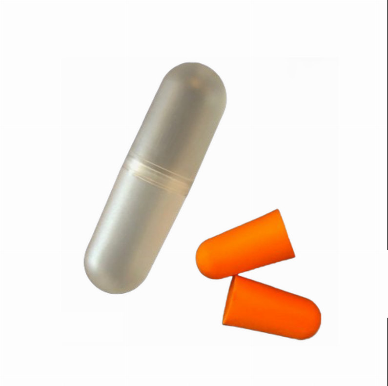 Earplugs with snap case