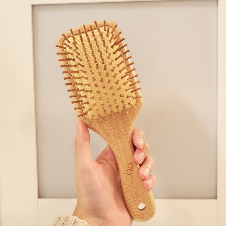 Cushioned Bamboo Hair Brush