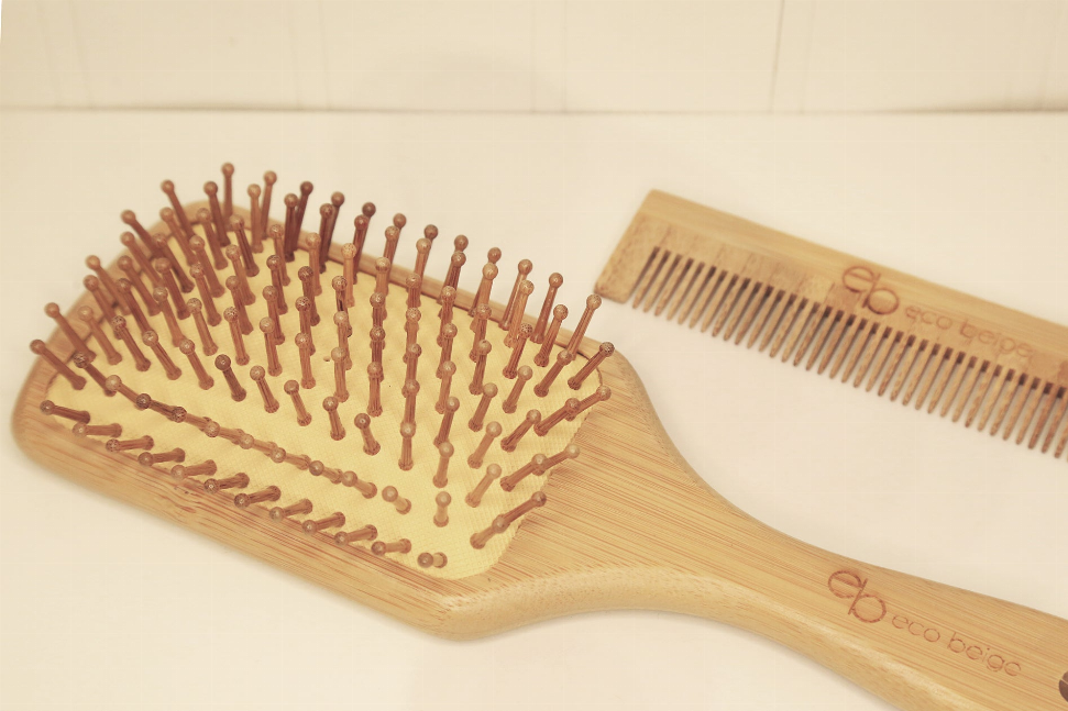 Cushioned Bamboo Hair Brush
