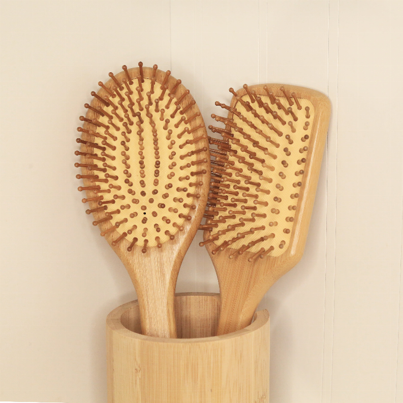 Cushioned Bamboo Hair Brush