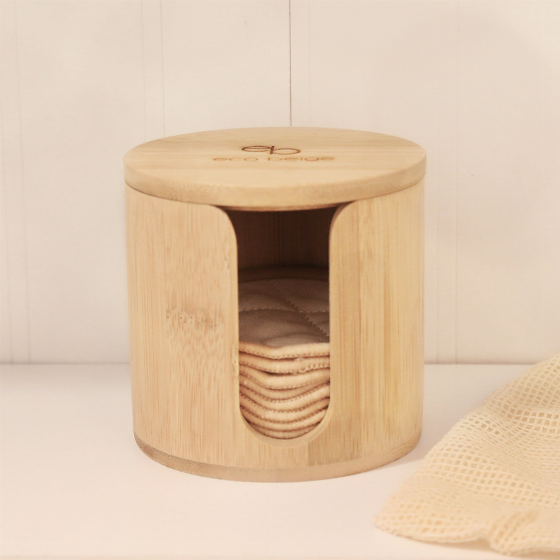 Reusable Facial Rounds With Bamboo Case