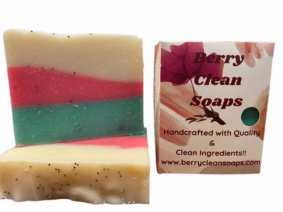 Watermelon Poppy Soap