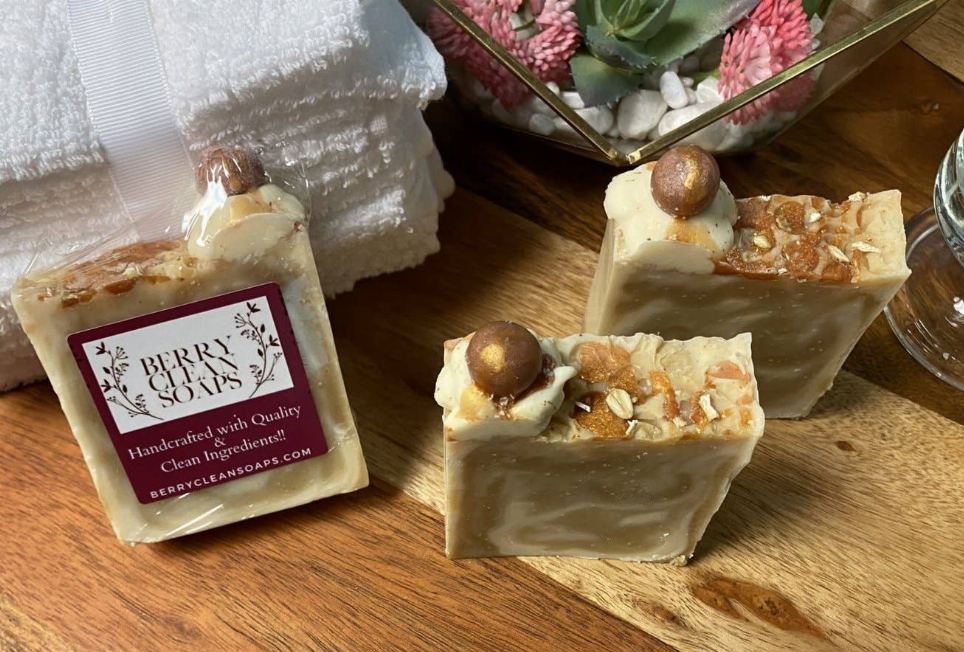 Honey Comb Oatmeal Soap with Turmeric