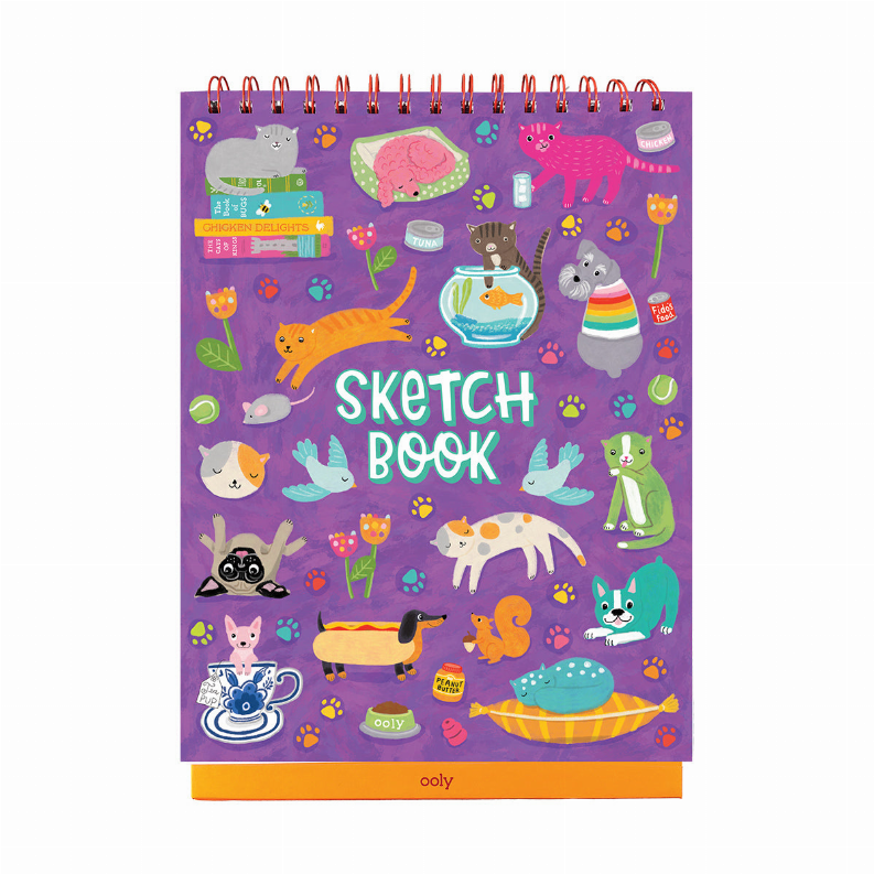Sketch & Show Standing Sketchbook: Pets At Play - 1 PC (8" x 10.5")