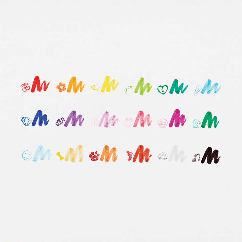 Stampables Double Ended Stamp Markers - Set of 18