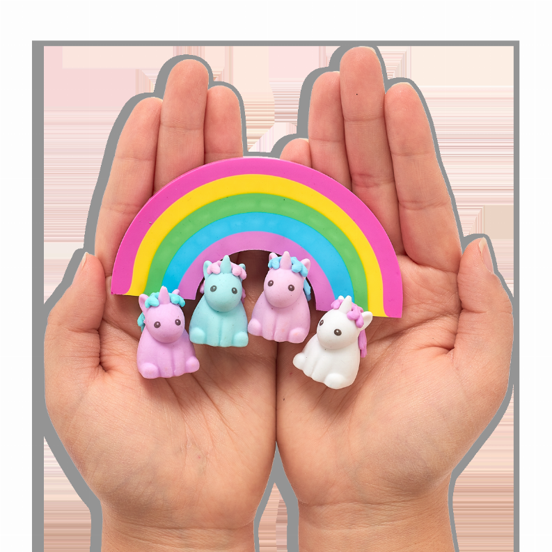 Unique Unicorns Scented Erasers - Set of 5