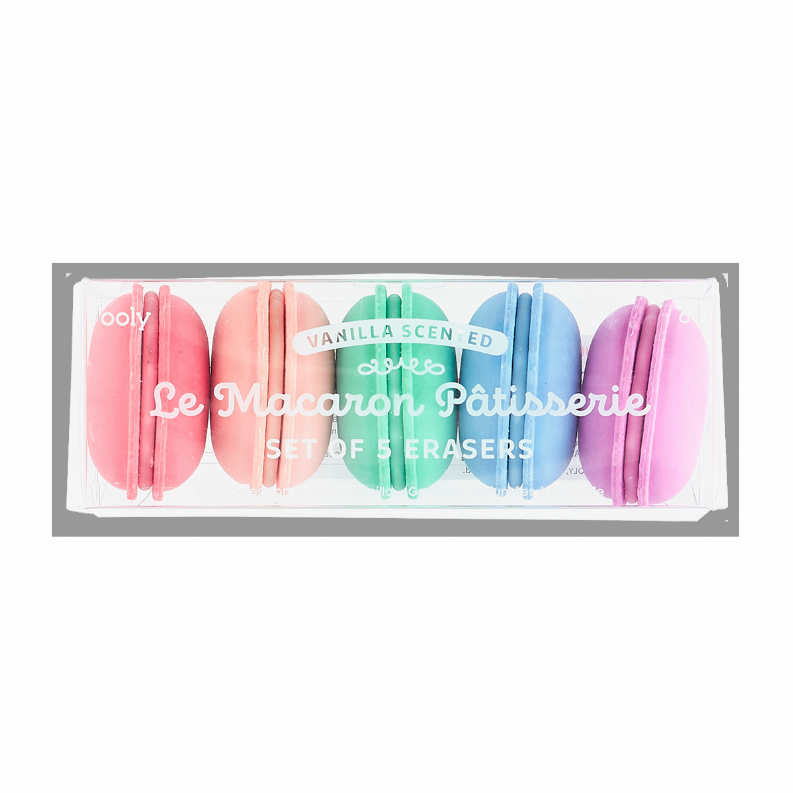 Le Macaron Patisserie Scented Eraser - Set of 5