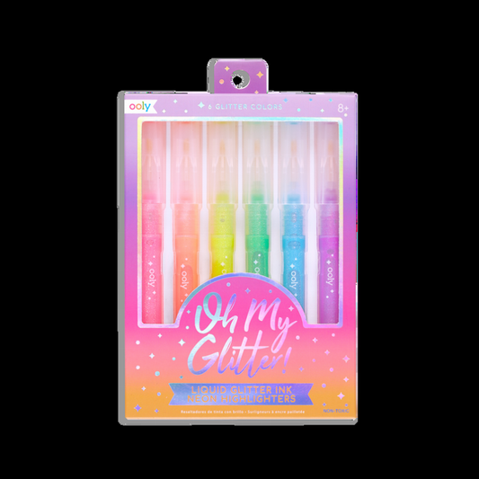 Oh My Glitter! Highlighters - Set of 6