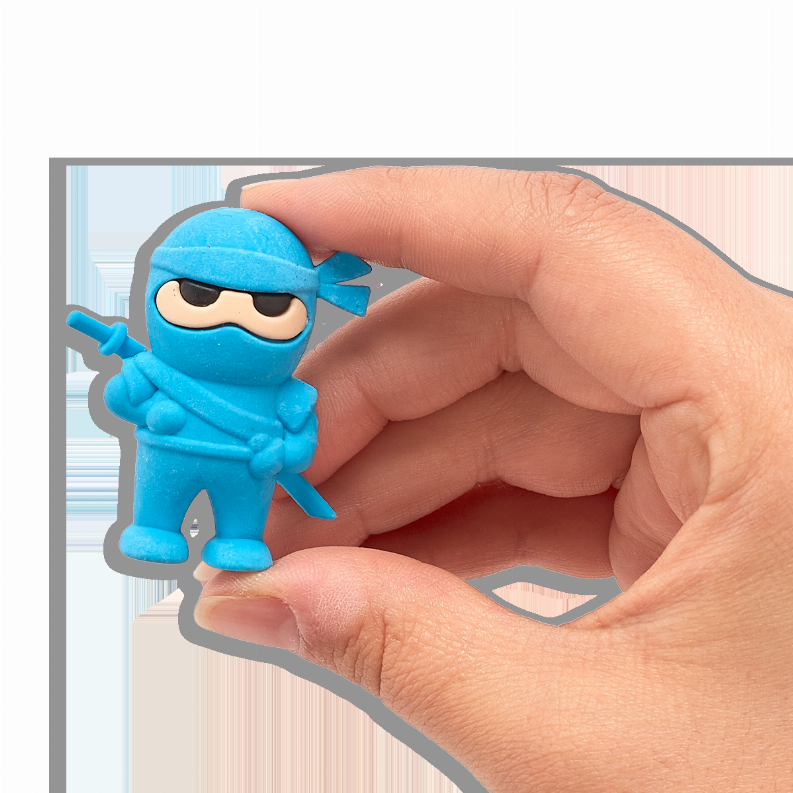 Ninja Erasers - Set of 3