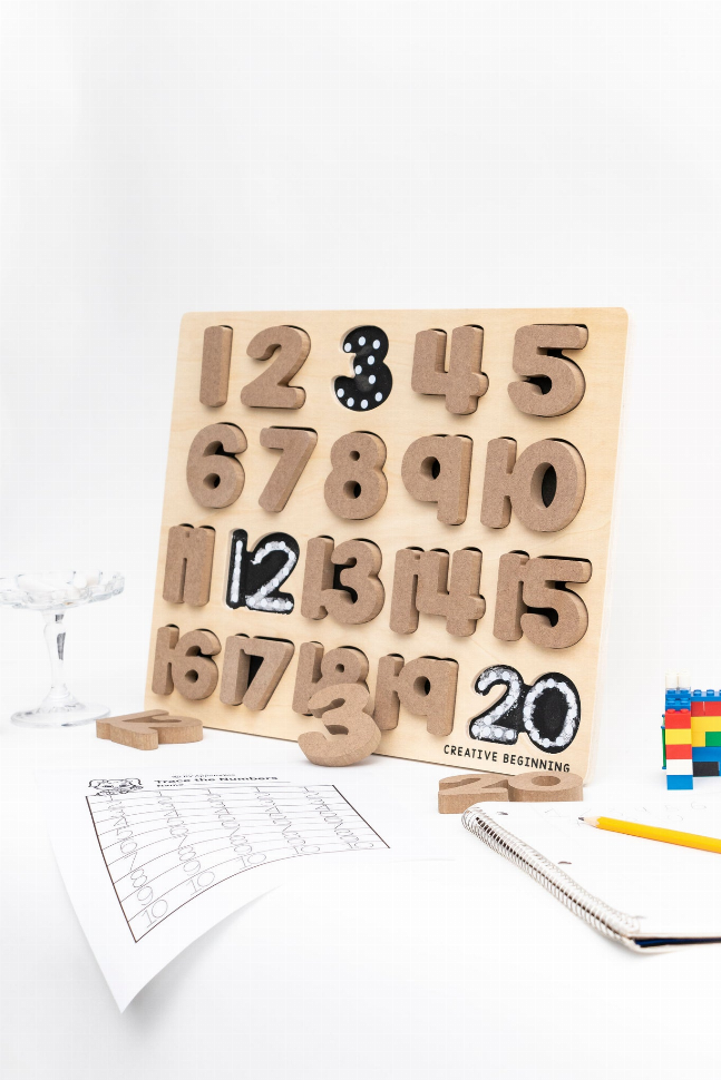 Number Chalkboard Puzzle