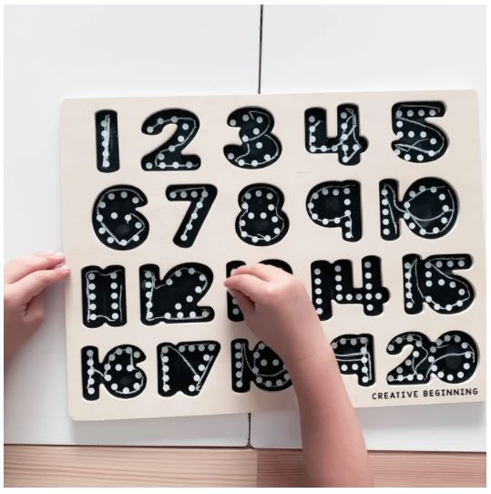 Number Chalkboard Puzzle