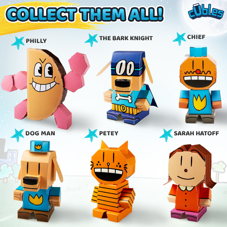 CUBLES Toy Building Set, 3D Puzzle Meets Origami Kit, STEM Toys - The Dog Man Series