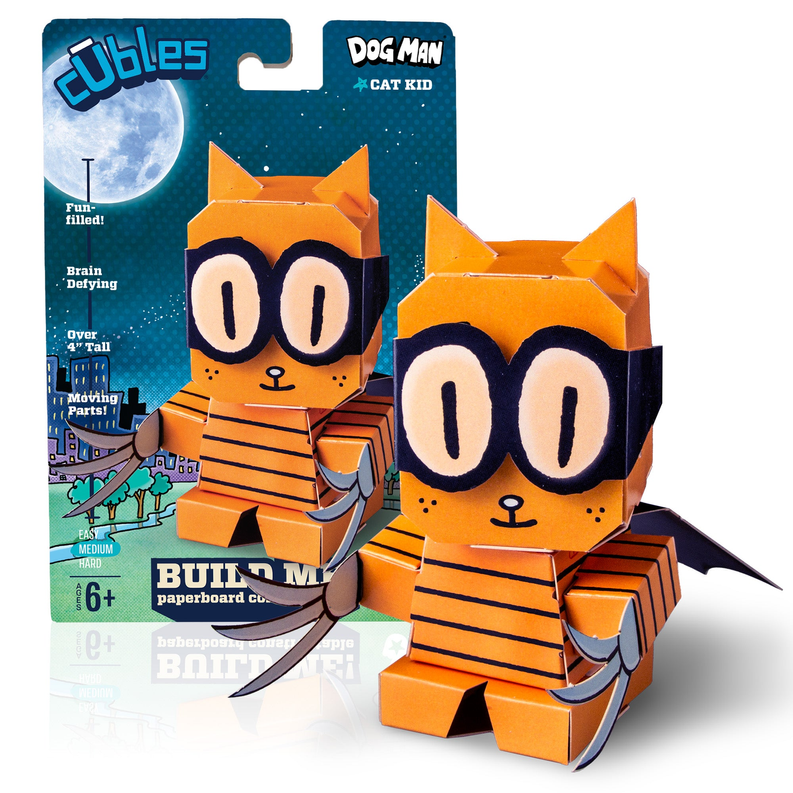 CUBLES Toy Building Set, 3D Puzzle Meets Origami Kit, STEM Toys - Cat Kid