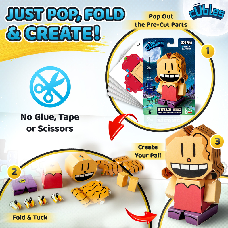 CUBLES Toy Building Set, 3D Puzzle Meets Origami Kit, STEM Toys - Yolay