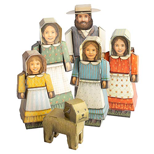 Little House On The Prairie | CUBLES Build Your Own 3D Product Figures | Sturdy No Glue No Scissors Activity