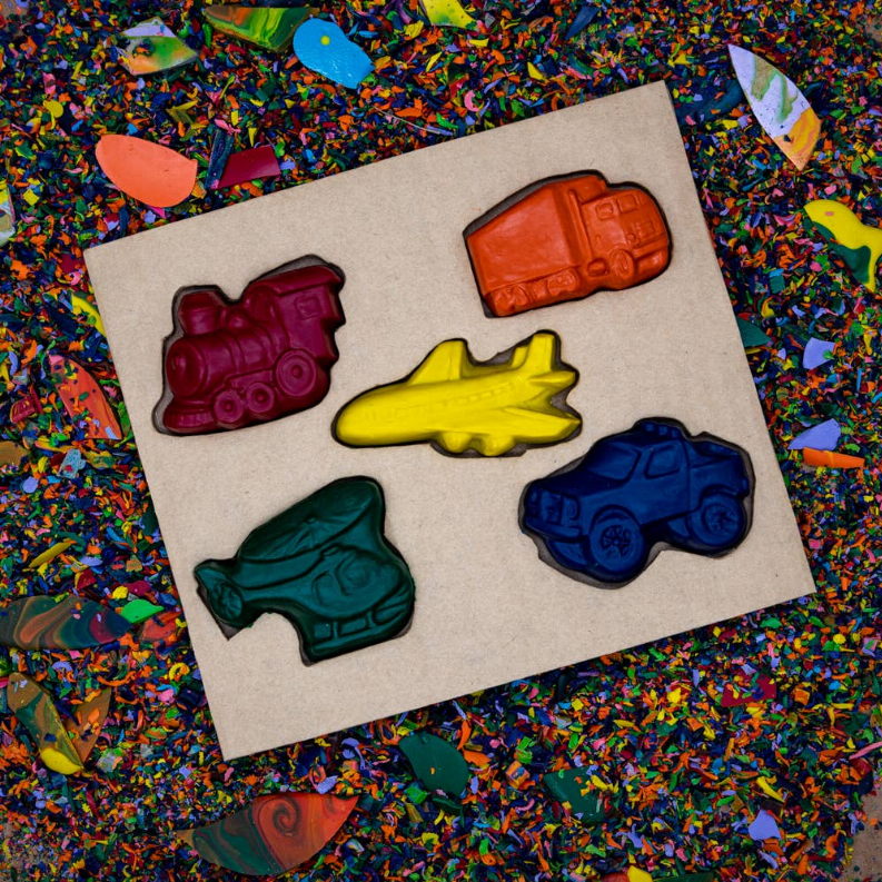 Transportation Crayon Set