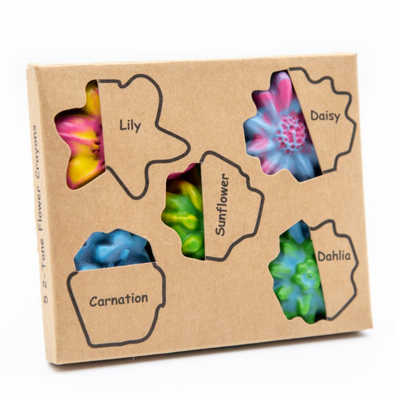Flower Crayon Set