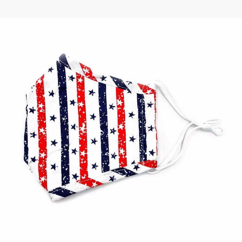 Stars In Stripe Fabric Mask