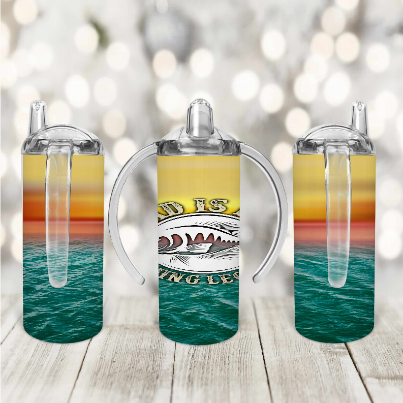 Fishing Legend/Sunset/Sea Kid Sippy Cup