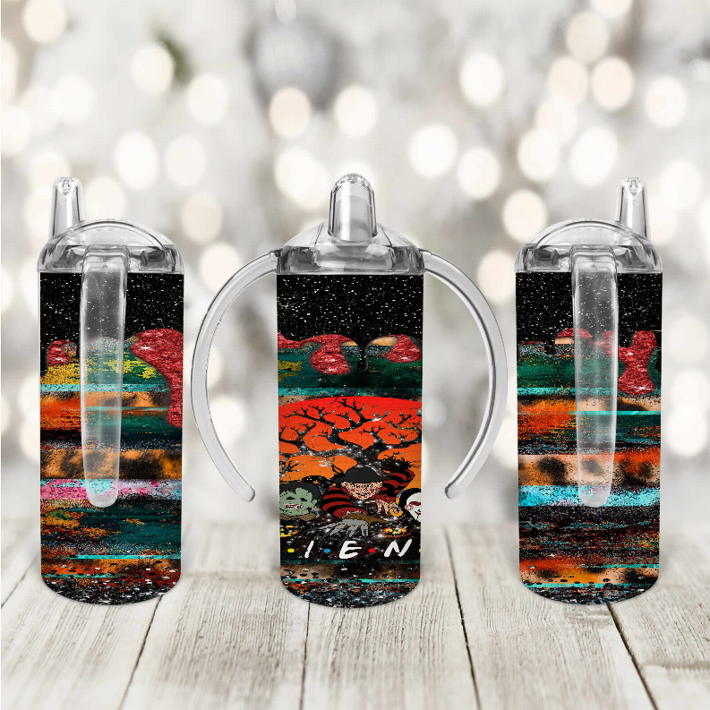 Friends/Black Glitters Kid Sippy Cup
