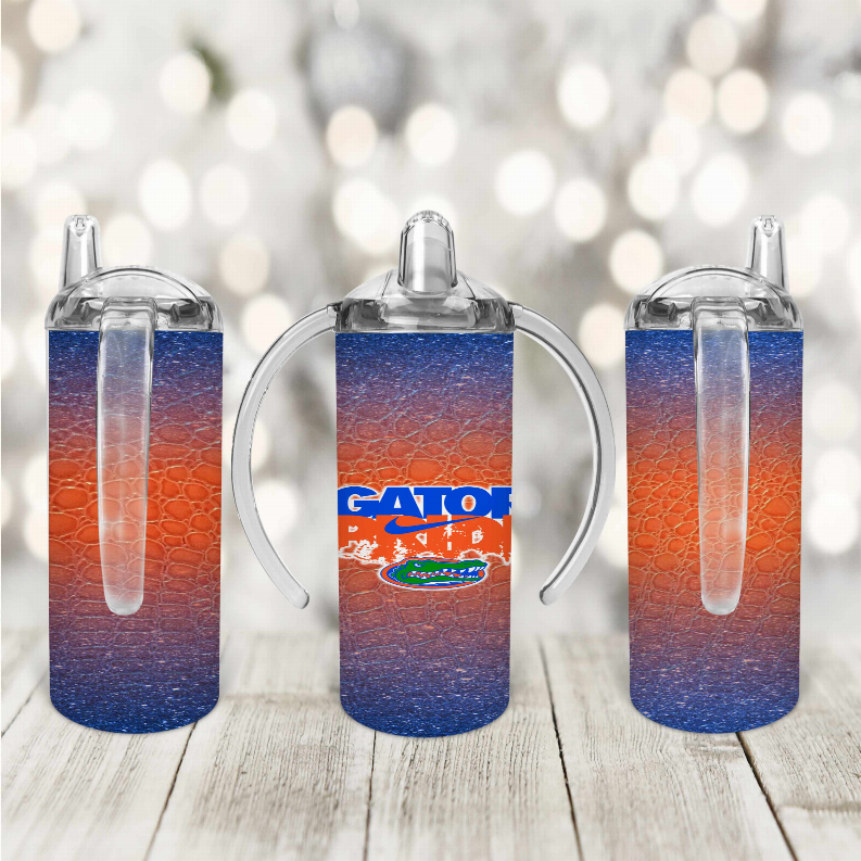 Gator/Blue/Orange Kid Sippy Cup