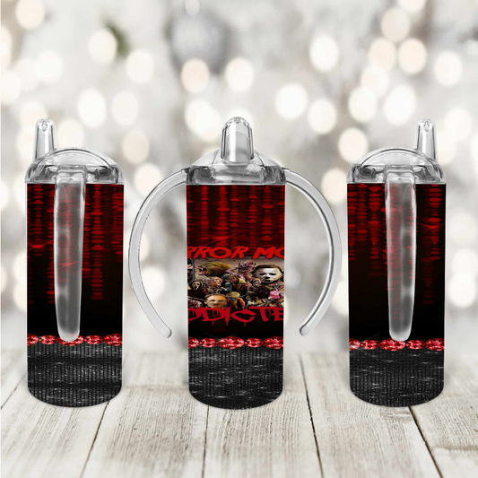 Cartoon Character/Red/Black Kid Sippy Cup