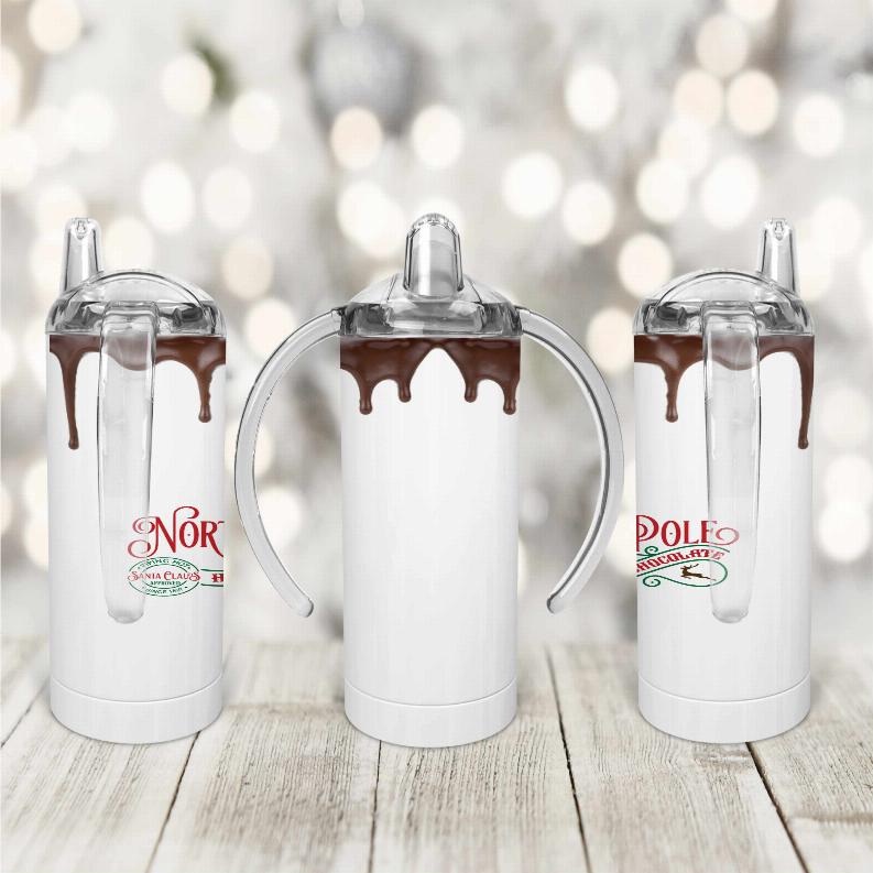 North Pole/Chocolate Kid Sippy Cup