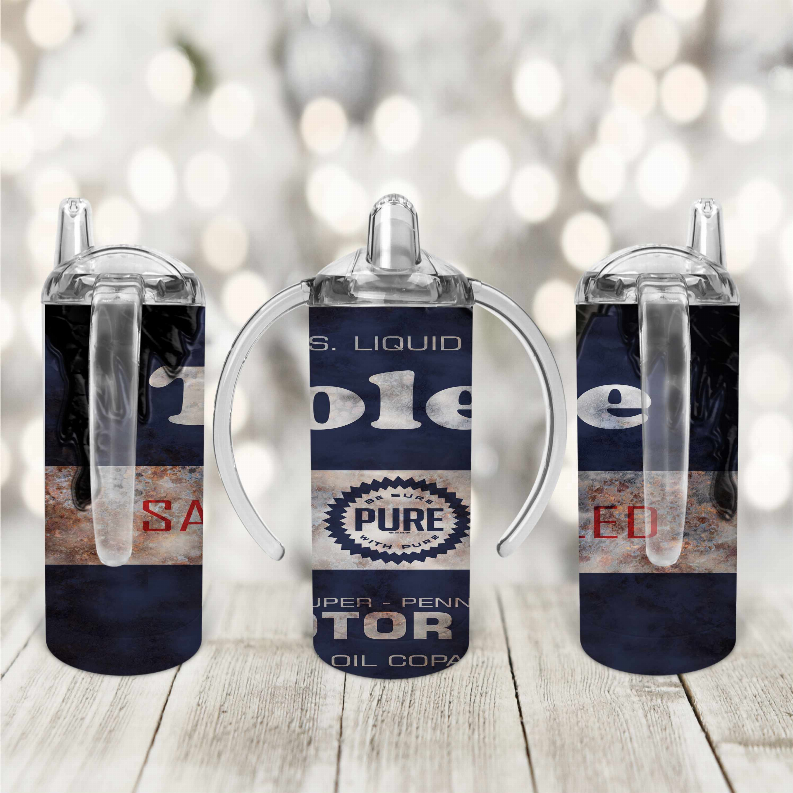 Oil/Navy/Grey Kid Sippy Cup