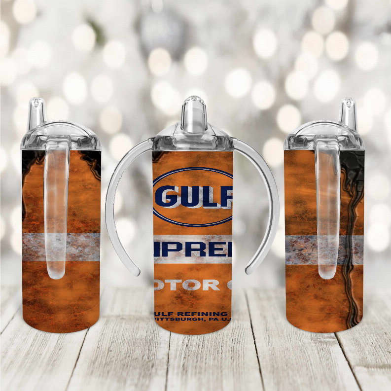 Gulf/Motor/Orange Kid Sippy Cup