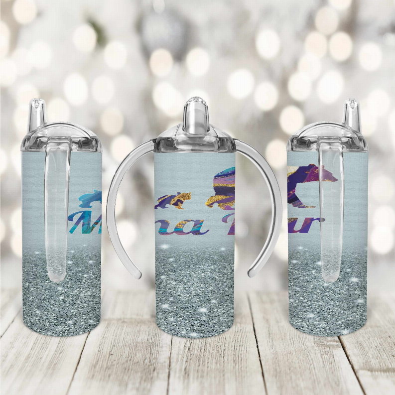Glitters/Bear Kid Sippy Cup