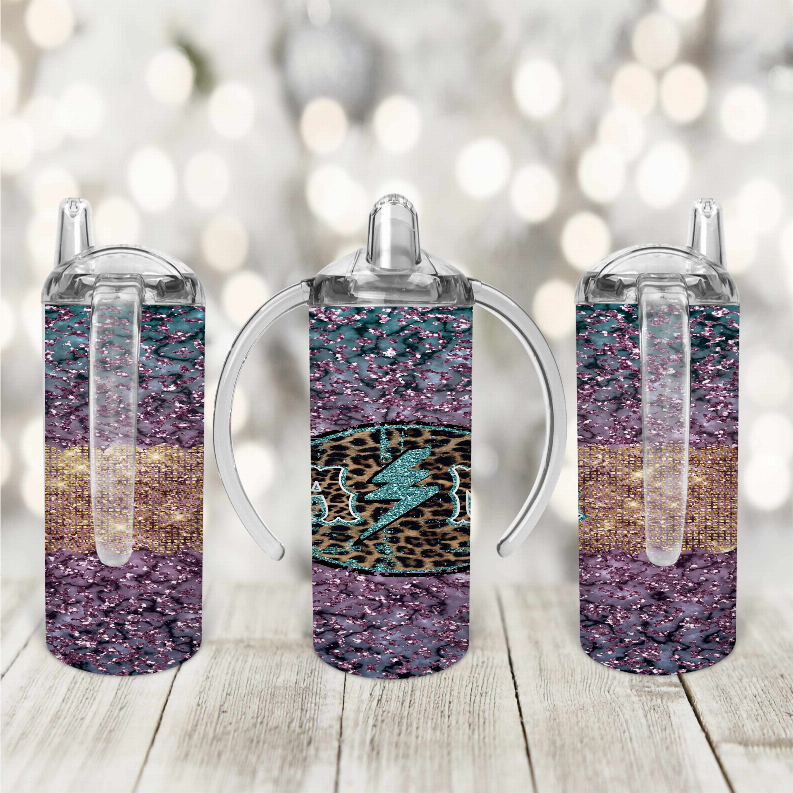 Purple/Glitters Kid Sippy Cup