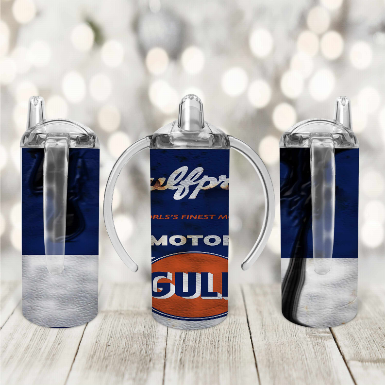 Motor/Gulf/Oil Kid Sippy Cup