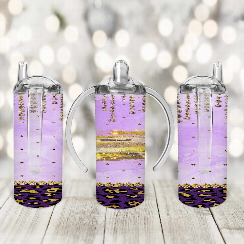 Purple/Glitters Kid Sippy Cup