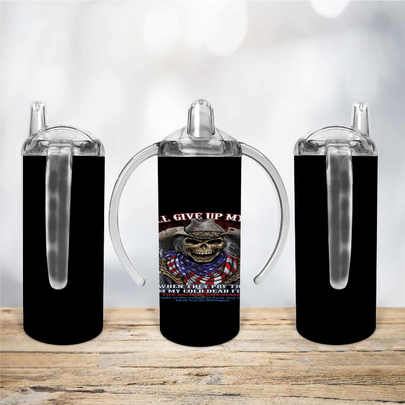 Give Up/Black Kid Sippy Cup
