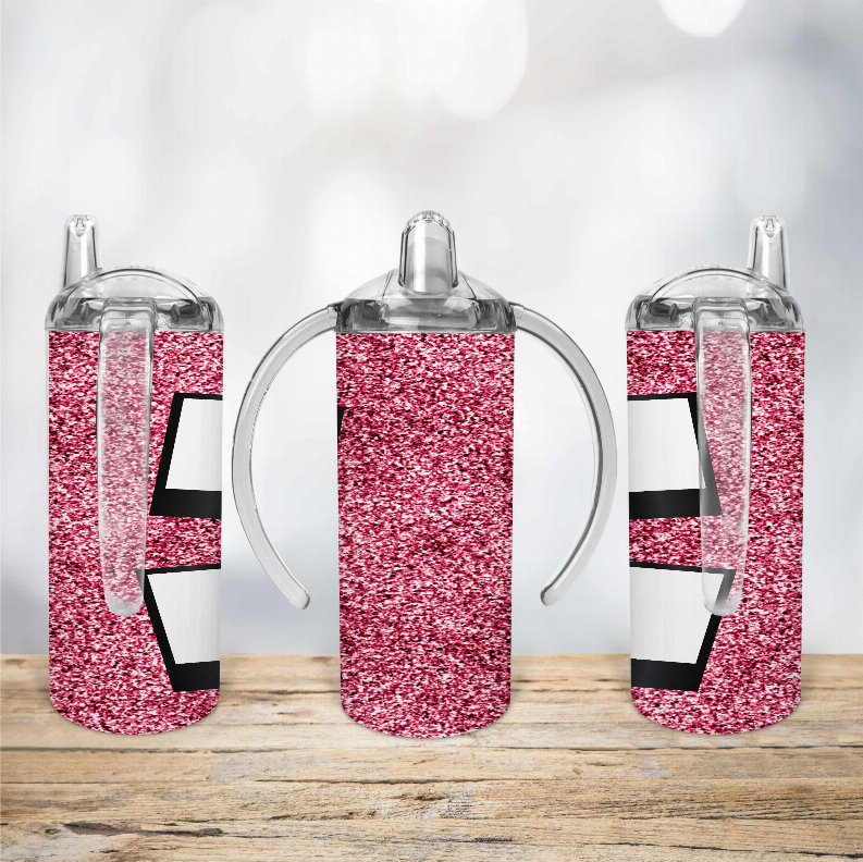 Pink/Glitters Kid Sippy Cup