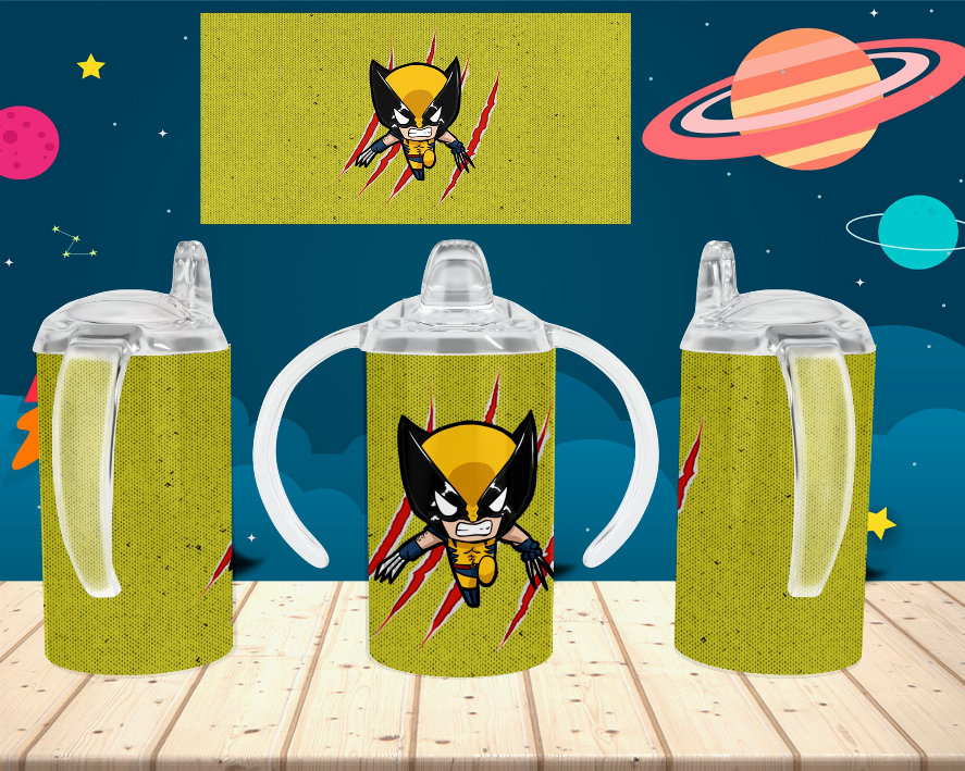 X-Men/Yellow Kid Sippy Cup